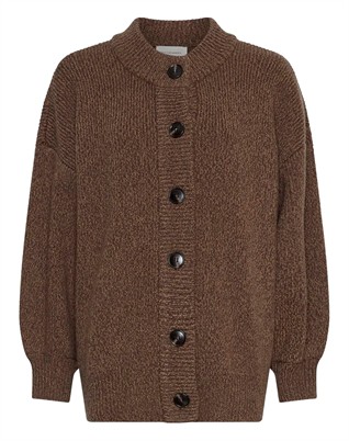 MSCHLissi Knit Cardigan - Slate Black Melange